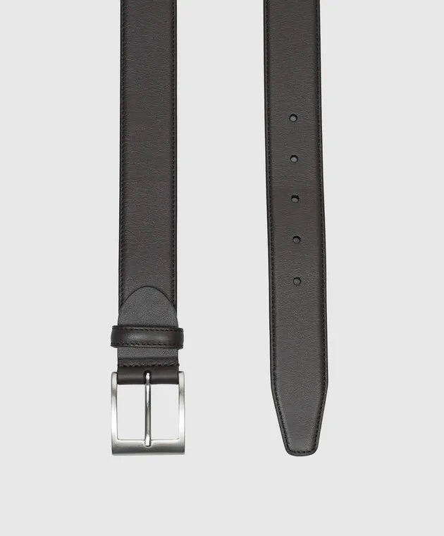 Canali Cintura in pelle marrone KA0002550C