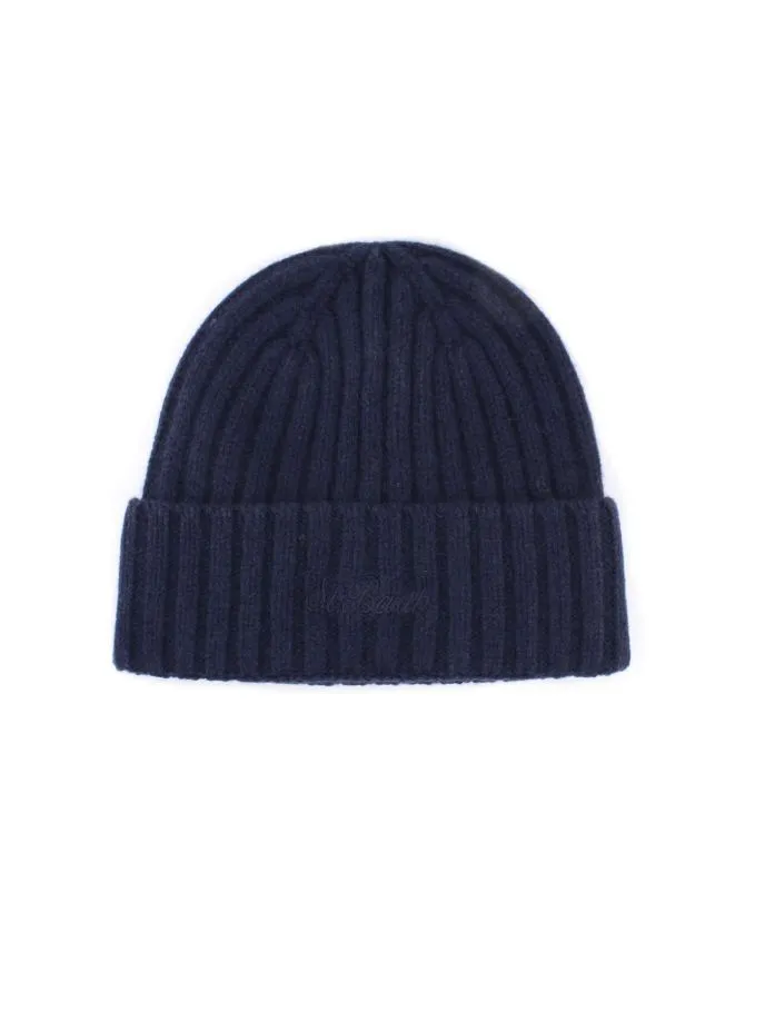 Cappellino in lana a coste