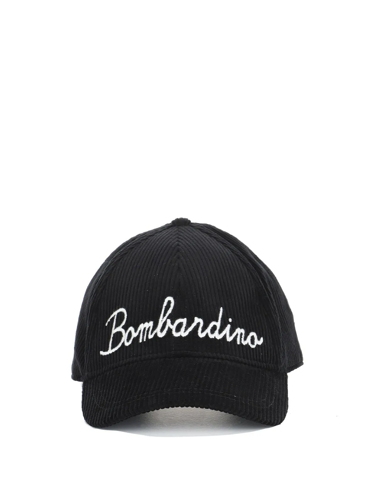 CAPPELLO NERO IN VELLUTO A COSTE