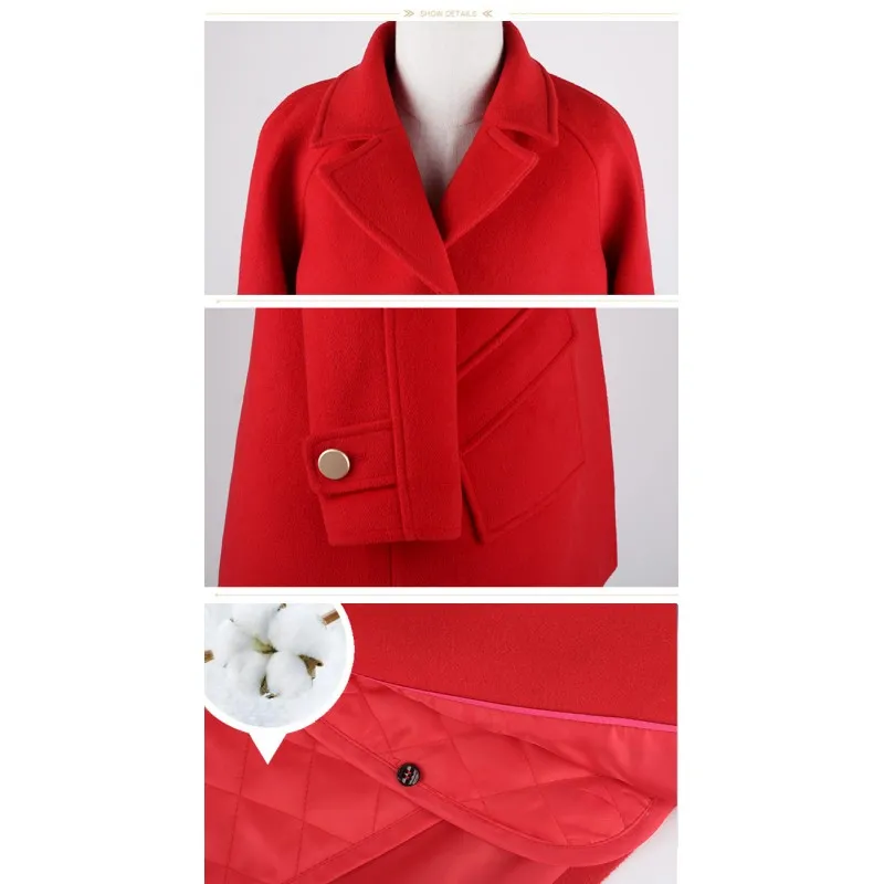 Cappottino natalizio rosso con gilet imbottito staccabile