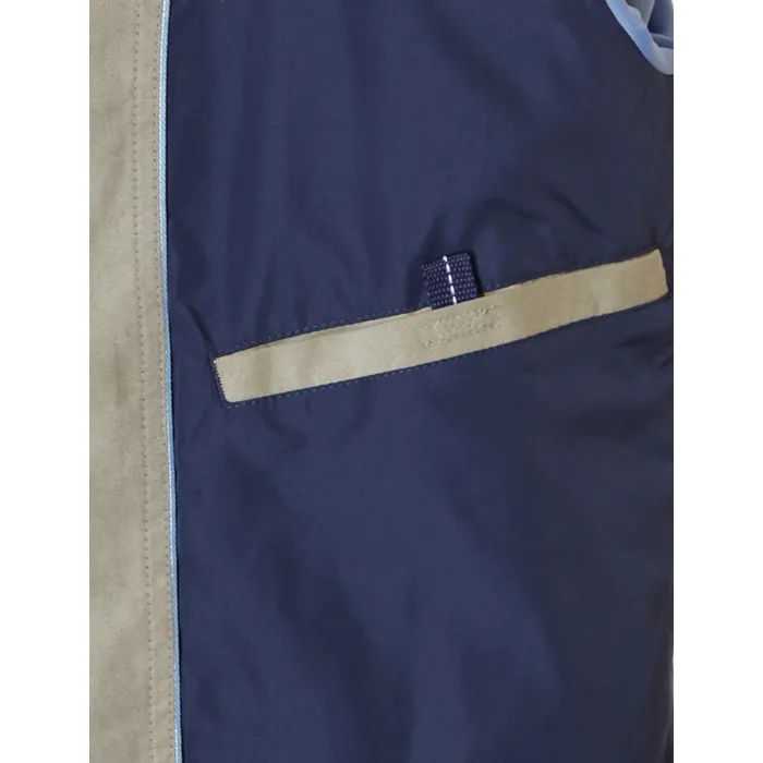 Cappotto estivo Samoa S4 in suedine Verde oliva