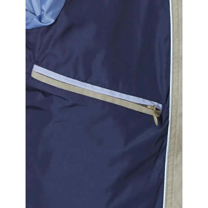 Cappotto estivo Samoa S4 in suedine Verde oliva