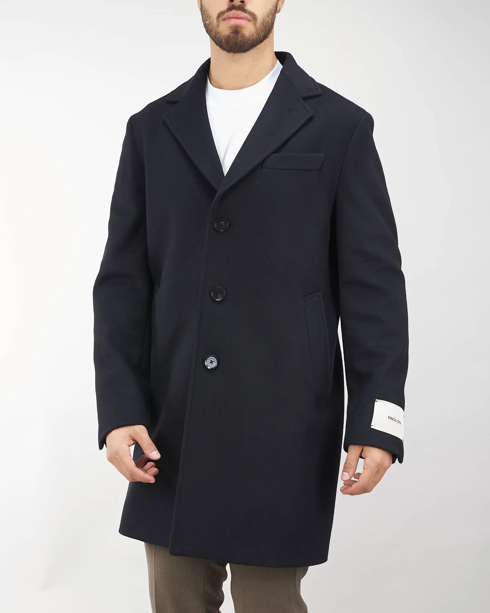 Cappotto in misto lana e cashmere Paoloni