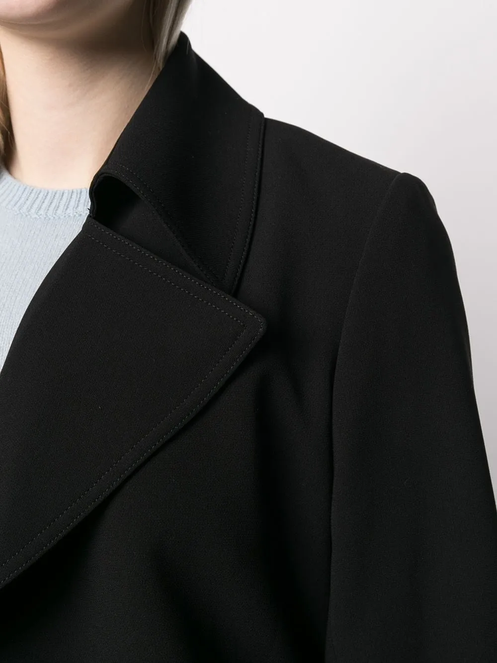 Cappotto midi con cintura in nero -  THEORY - donna