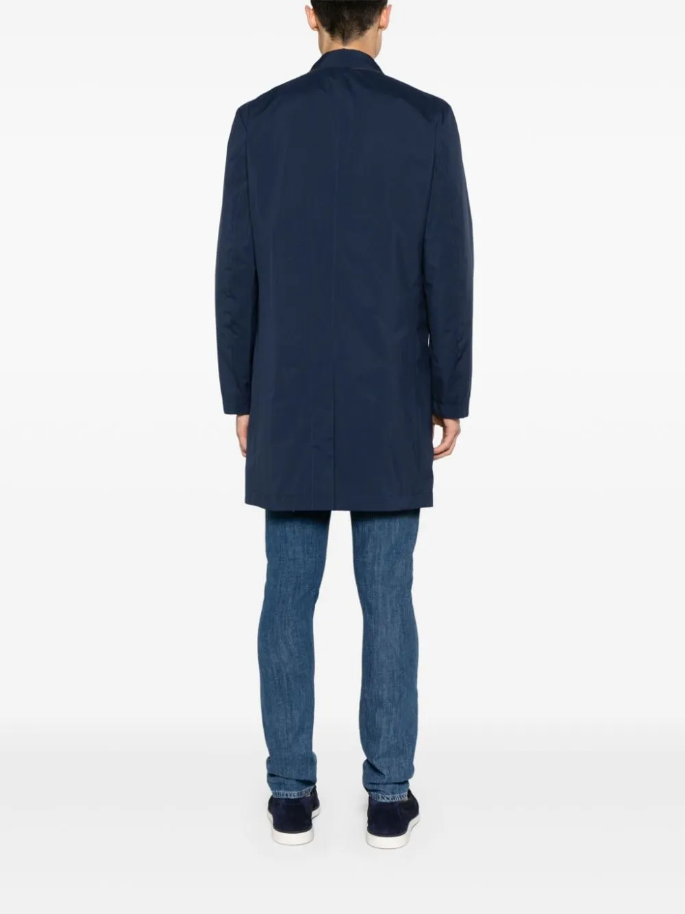Cappotto reversibile in blu e beige Cruciani - uomo