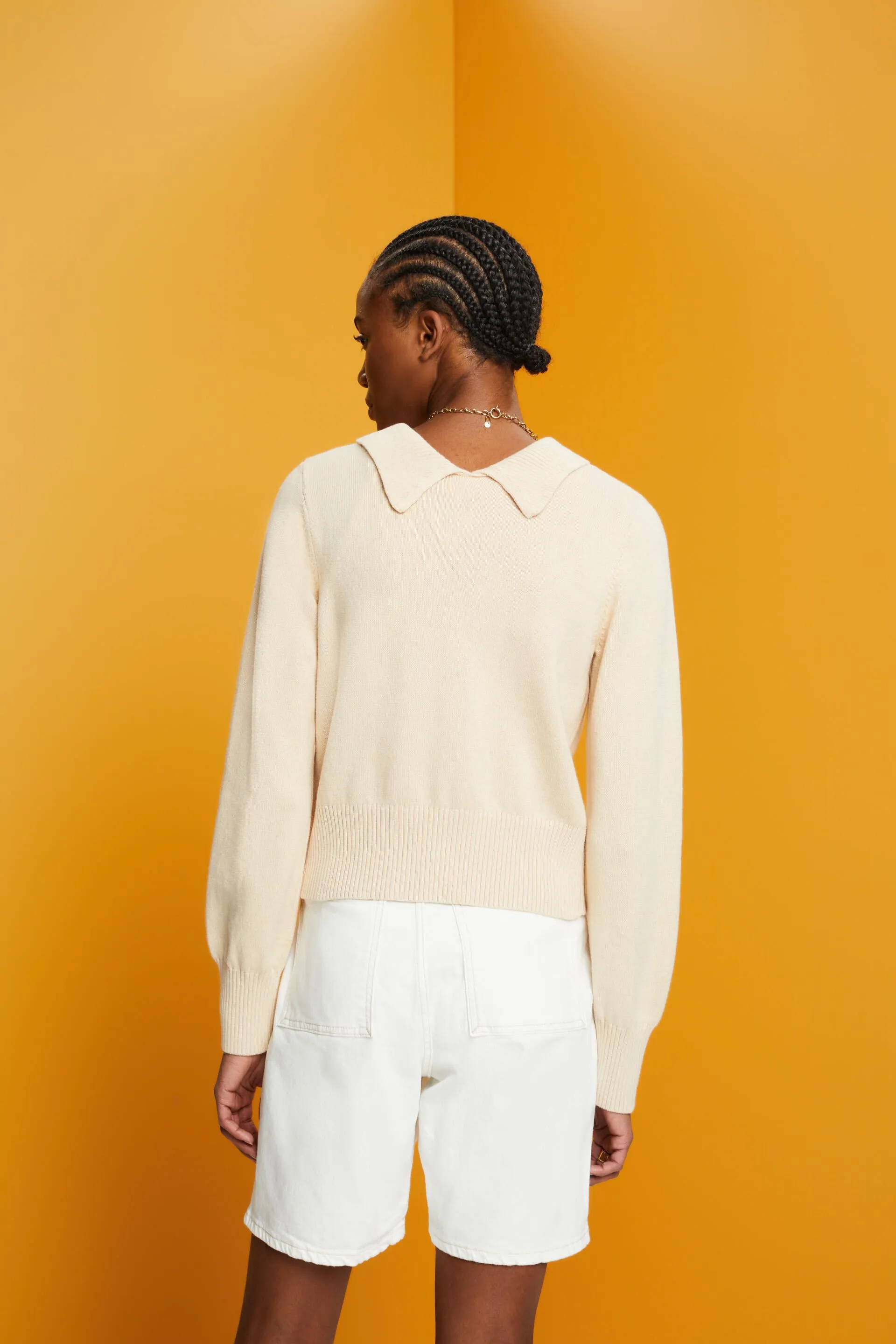 Cardigan con cravatta