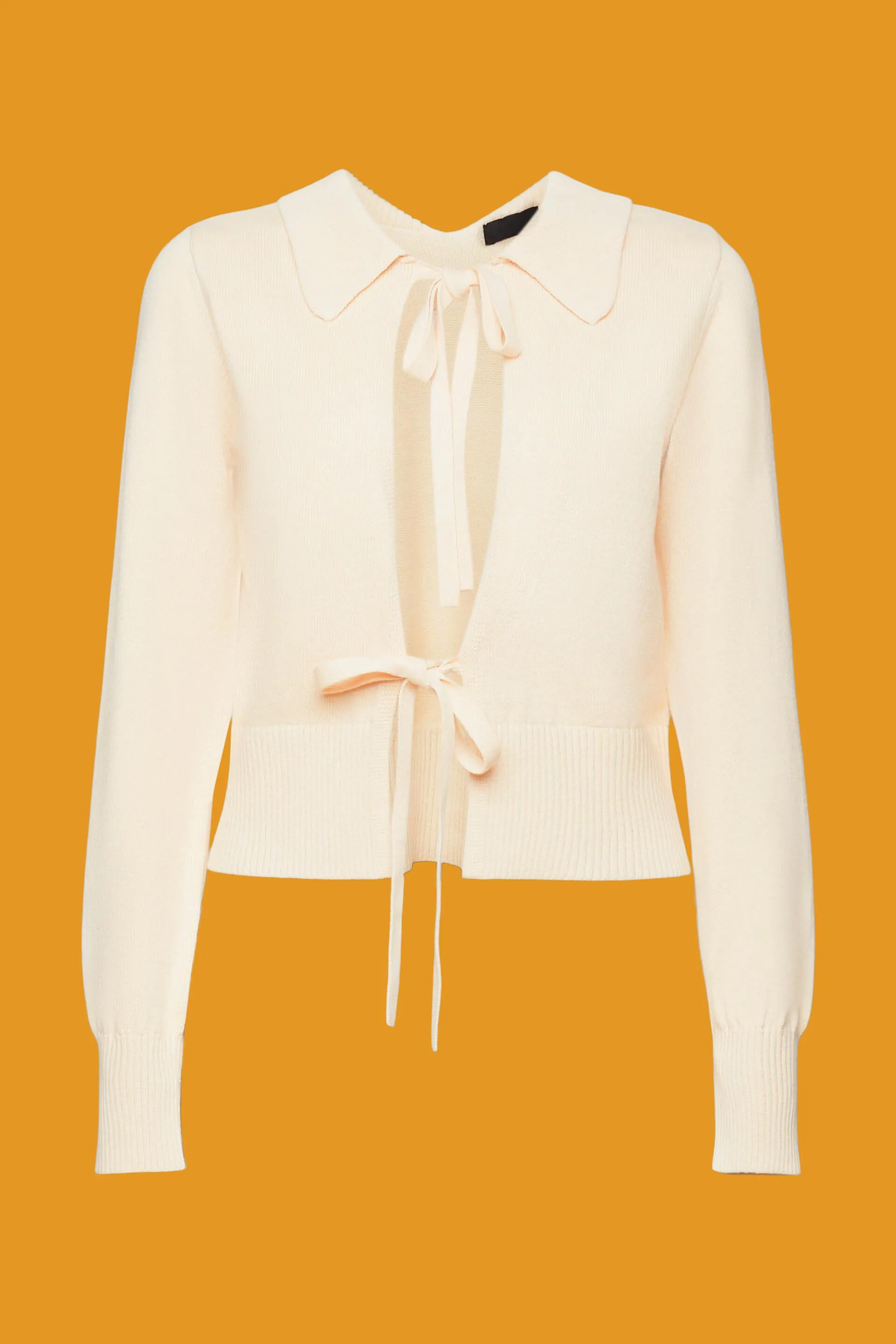 Cardigan con cravatta