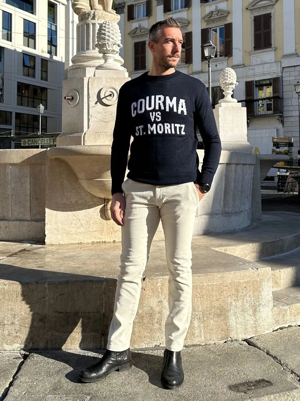 Chinos in velluto