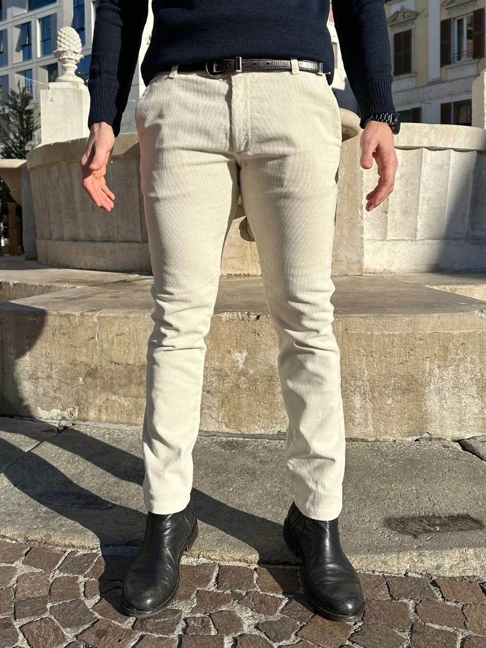 Chinos in velluto