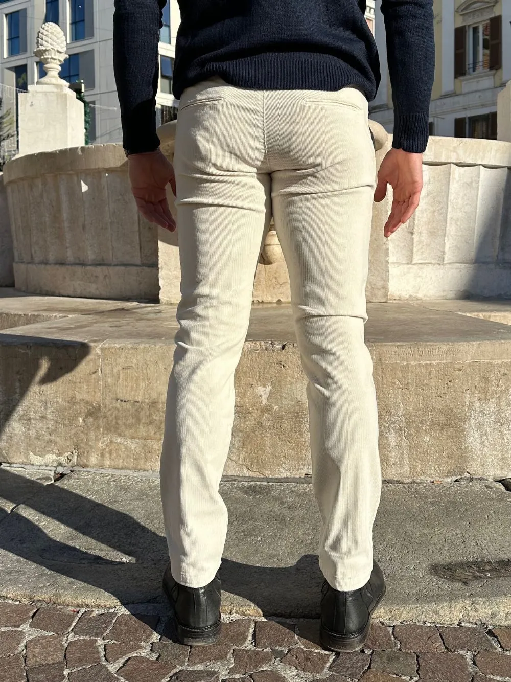 Chinos in velluto