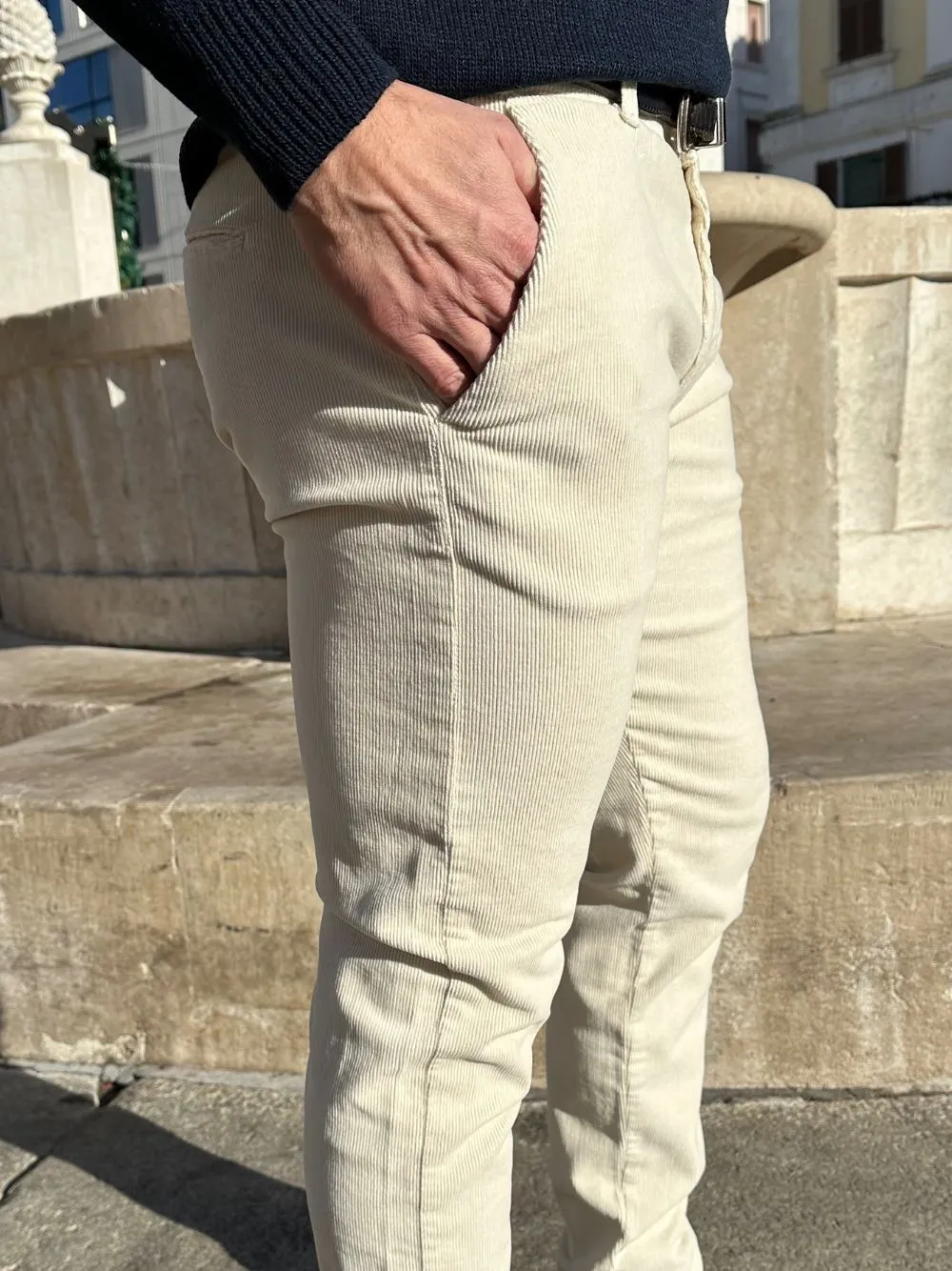 Chinos in velluto