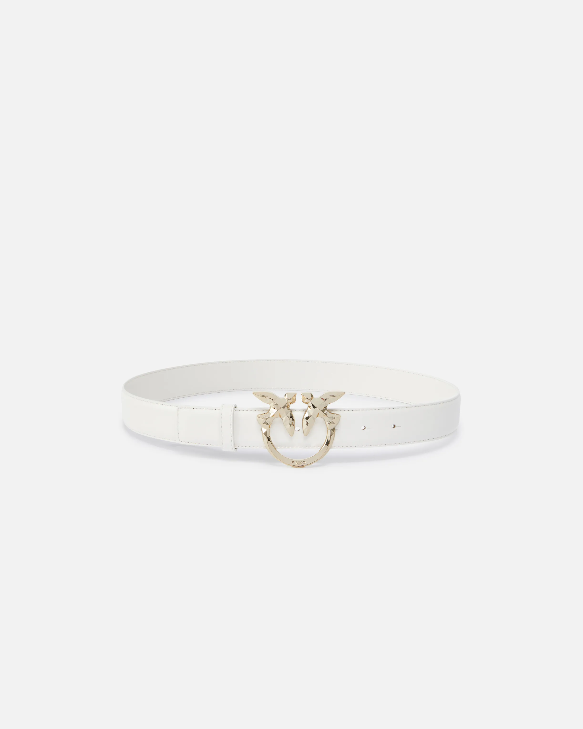  Cintura in pelle 3cm fibbia uccellini PINKO Galleria    