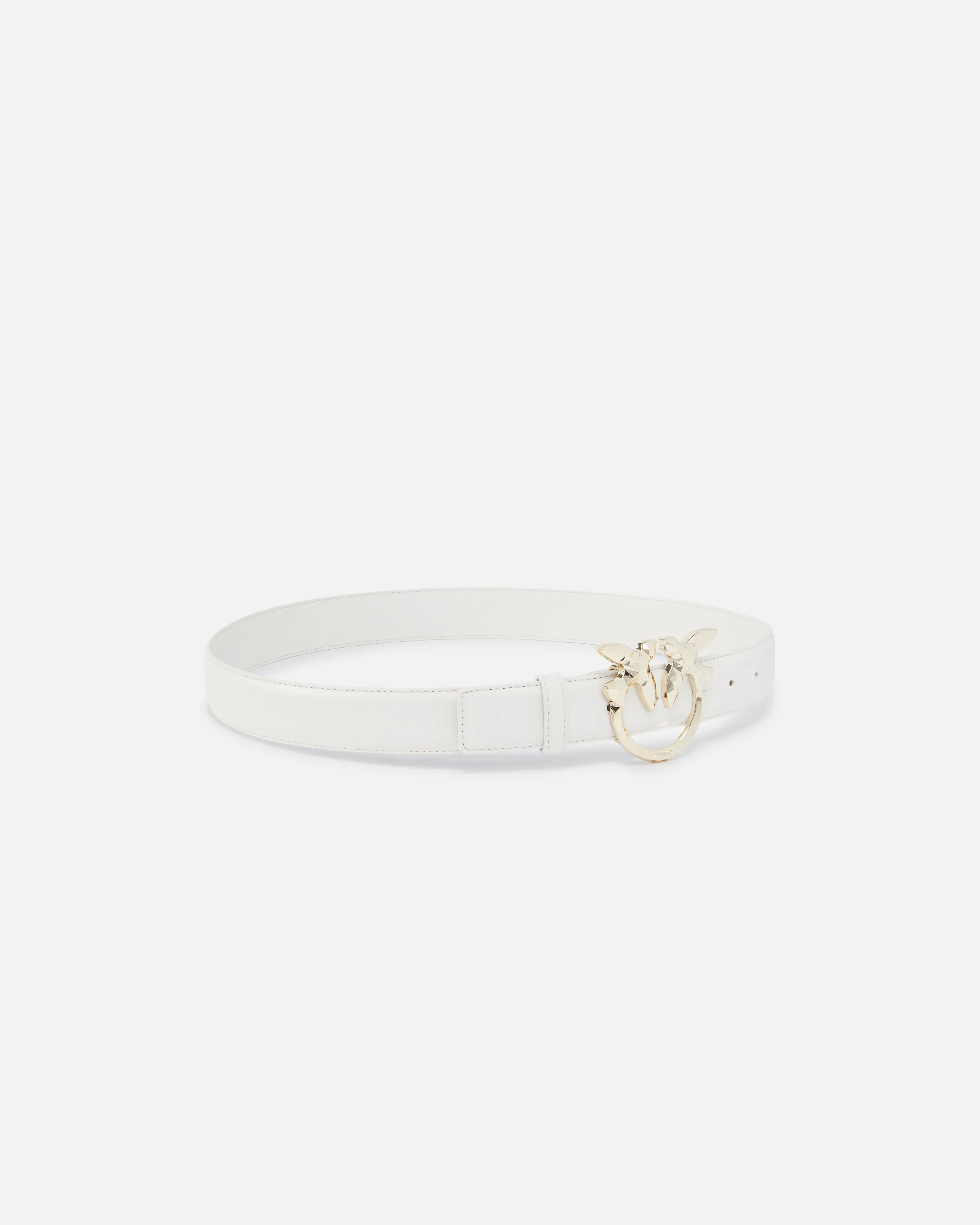  Cintura in pelle 3cm fibbia uccellini PINKO Galleria    