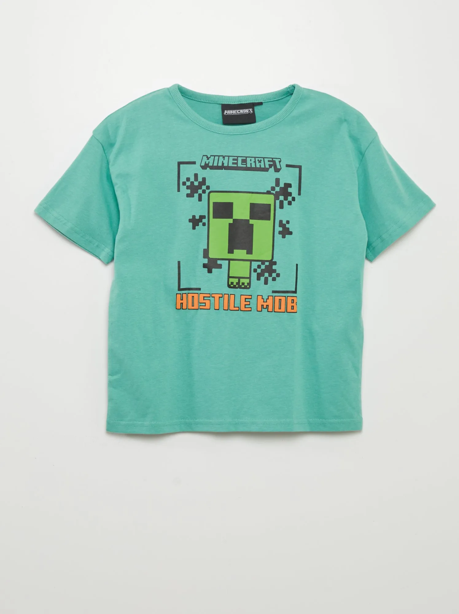 Completo corto 2 pezzi 'Minecraft' - ARANCIONE