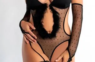 Completo intimo Fonterna, nero