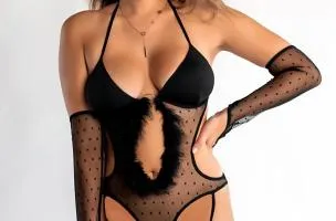 Completo intimo Fonterna, nero