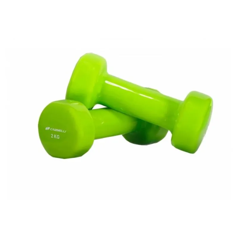 Coppia Manubri 2KG PVC  Verde Carnielli