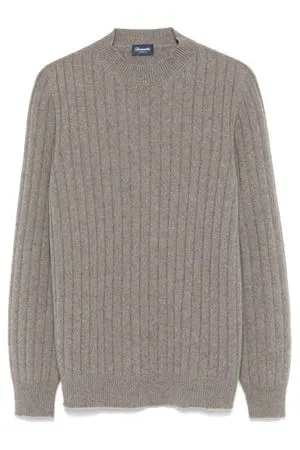 DRUMOHR Abbigliamento,Maglieria Maglione in cashmere marrone 