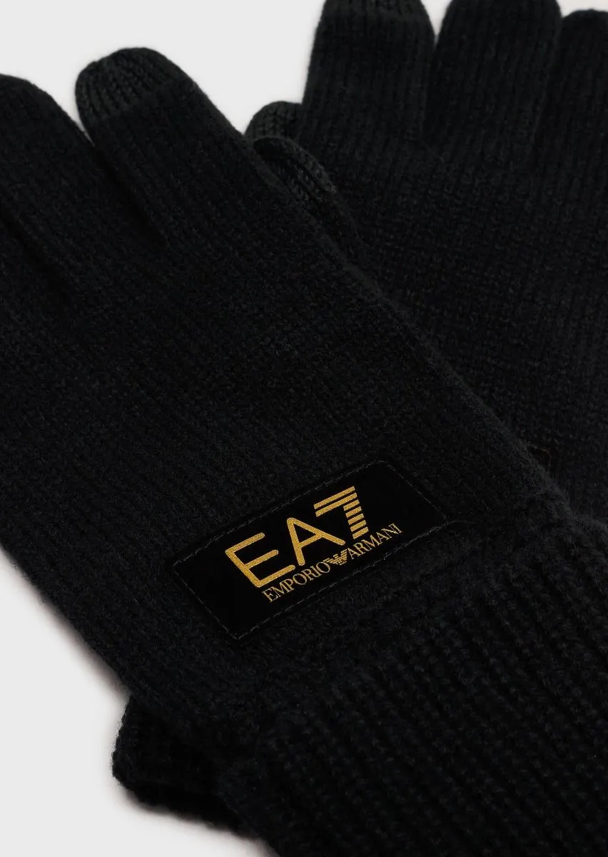 EA7 Guanti gold label