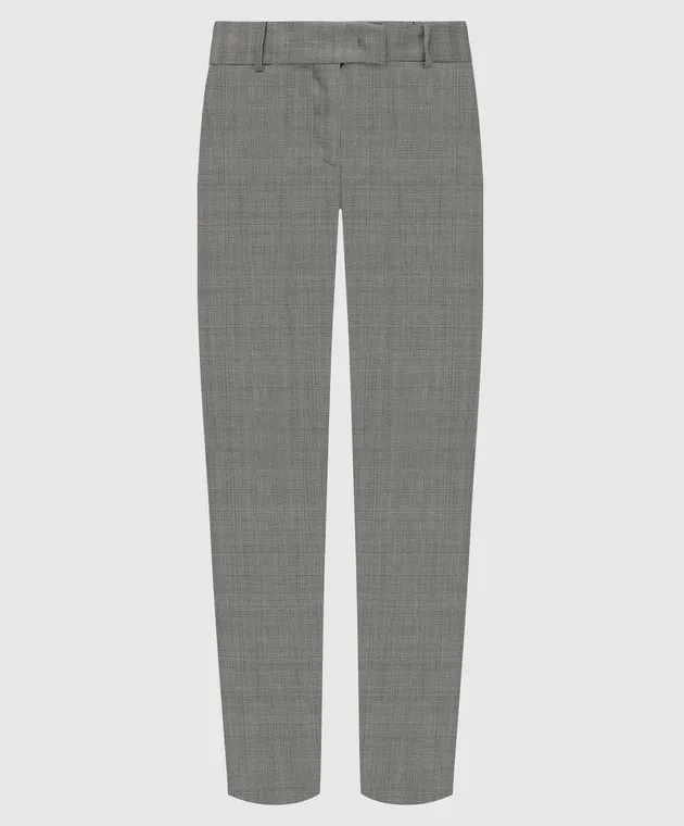 Ermanno Scervino Pantaloni in lana grigia D346P700BCB