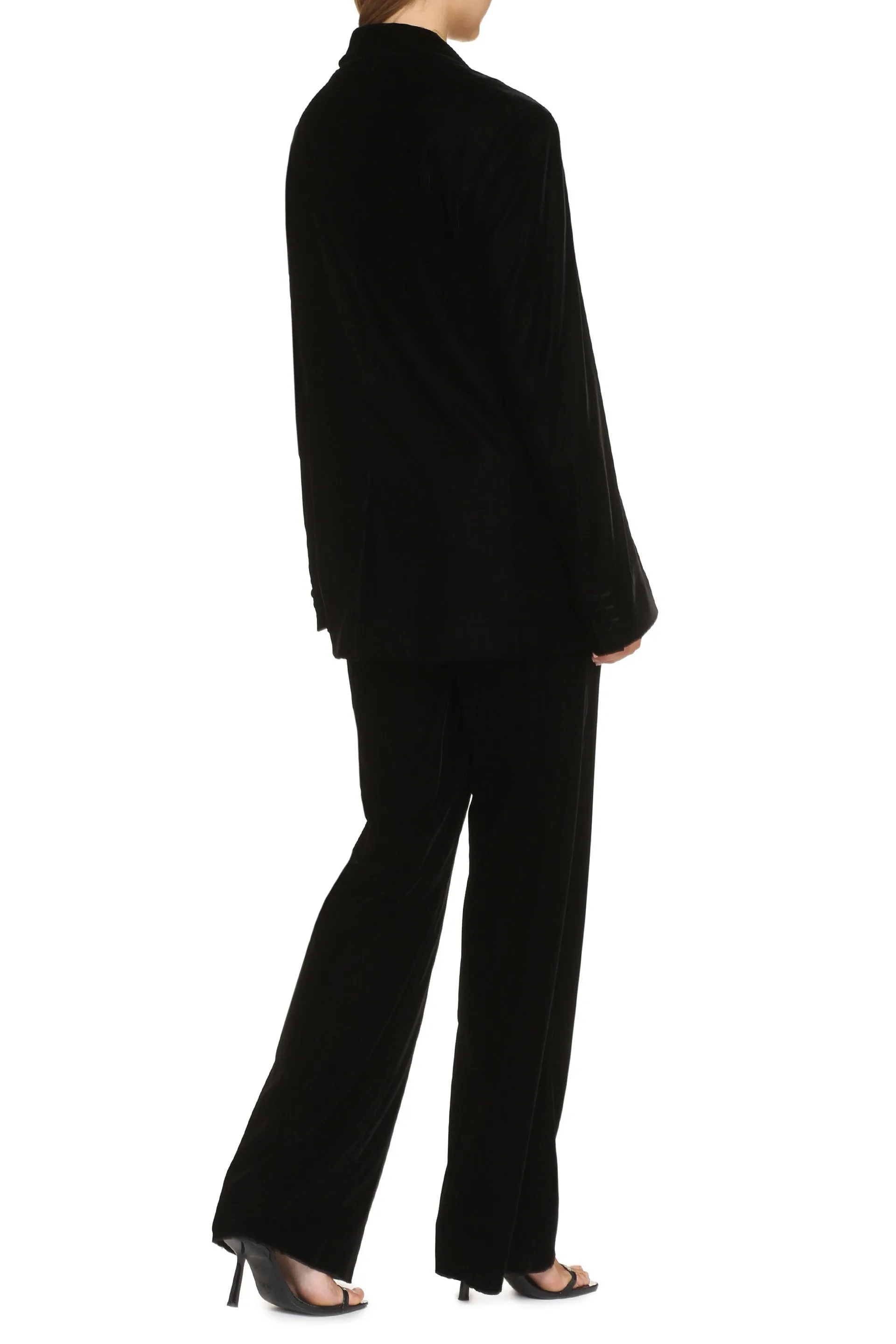 Etro Blazer in velluto liscio