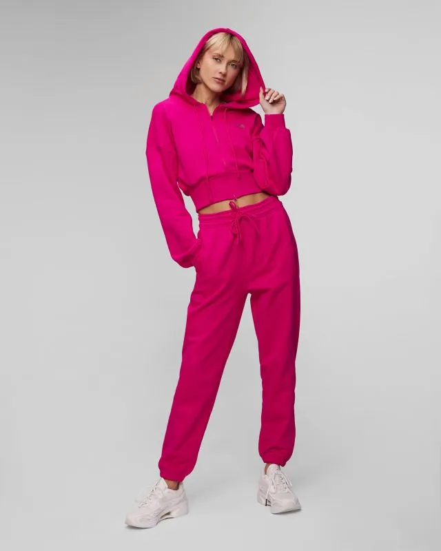 Felpa rosa da donna Adidas by Stella McCartney ASMC Crop Hoodie