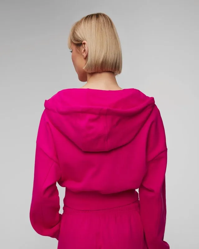 Felpa rosa da donna Adidas by Stella McCartney ASMC Crop Hoodie