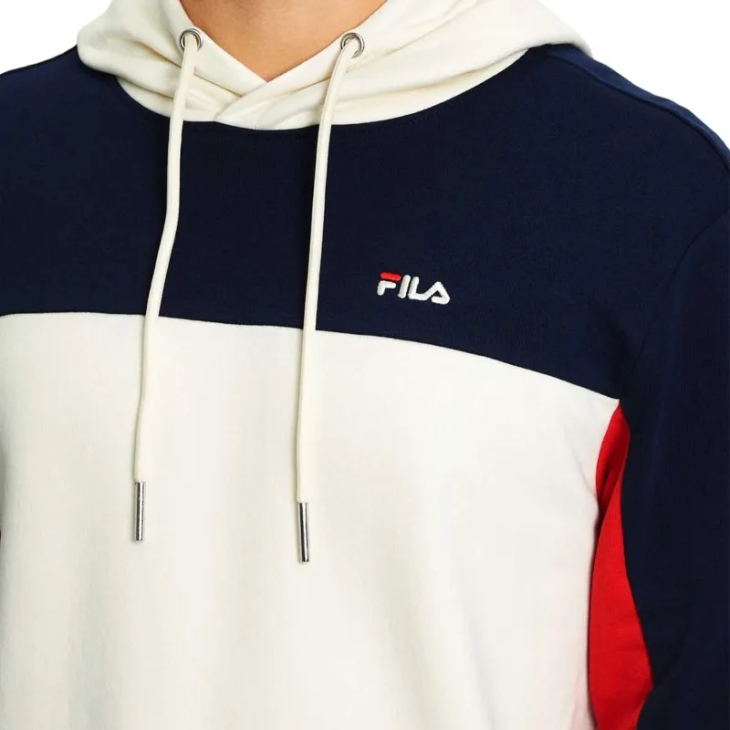 Felpa Uomo FILA Chiusa Bicolore con cappuccio Felpe invernali