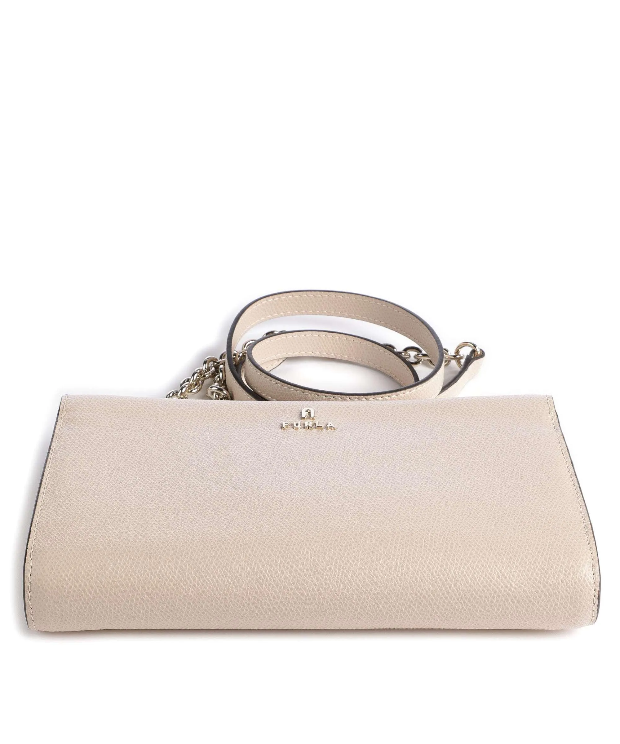  Furla Camelia Mini Borsa a tracolla pelle granulata nude  