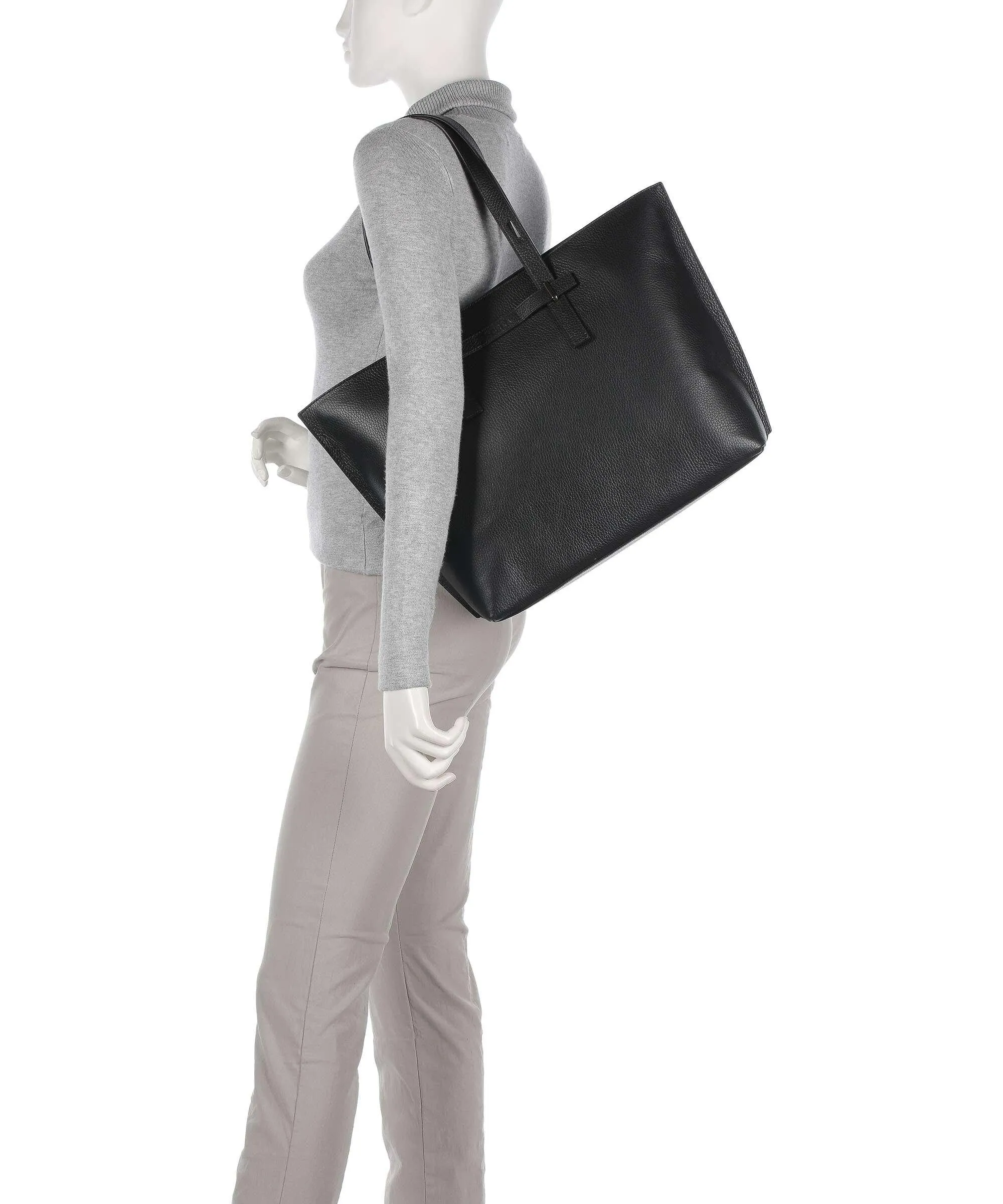  Furla Giove Borsa shopper pelle granulata nero  
