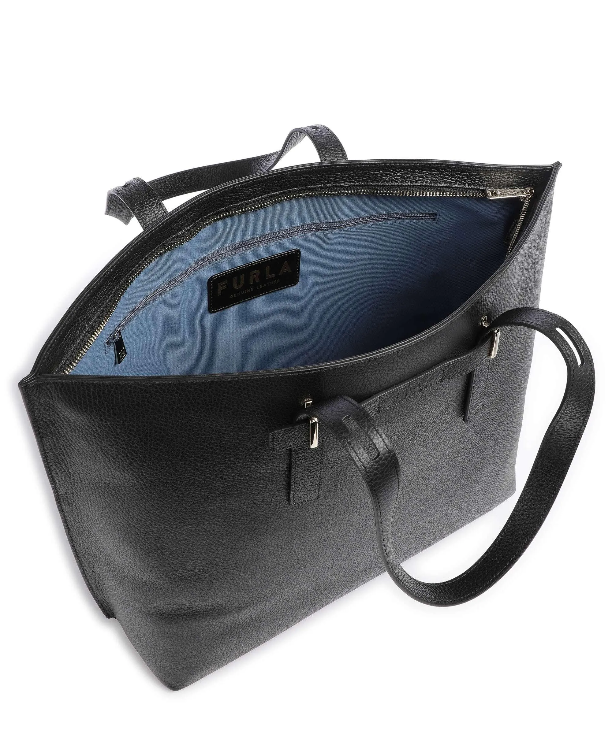  Furla Giove Borsa shopper pelle granulata nero  