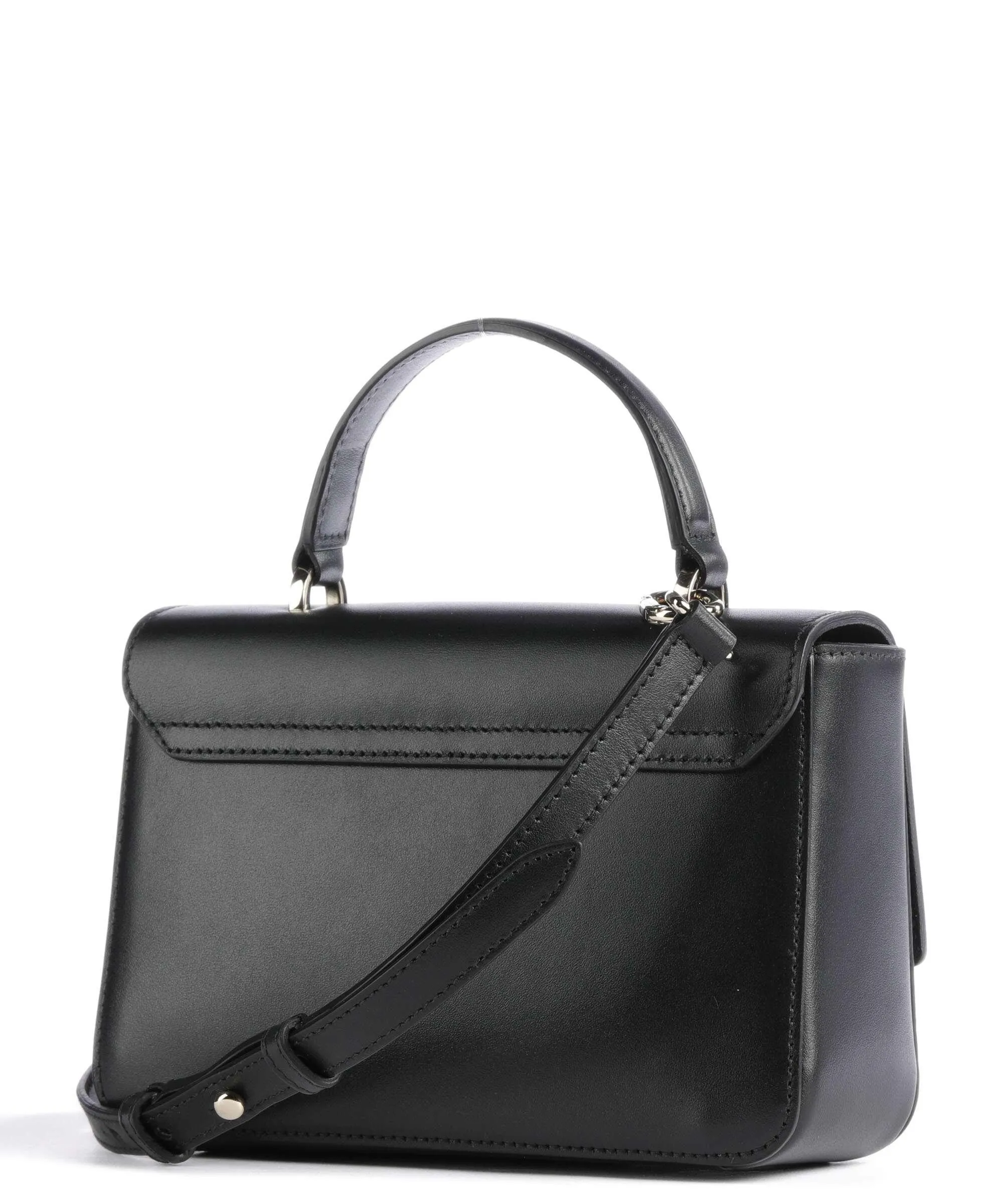  Furla Metropolis Mini Borsa a mano pelle a grana fine nero  
