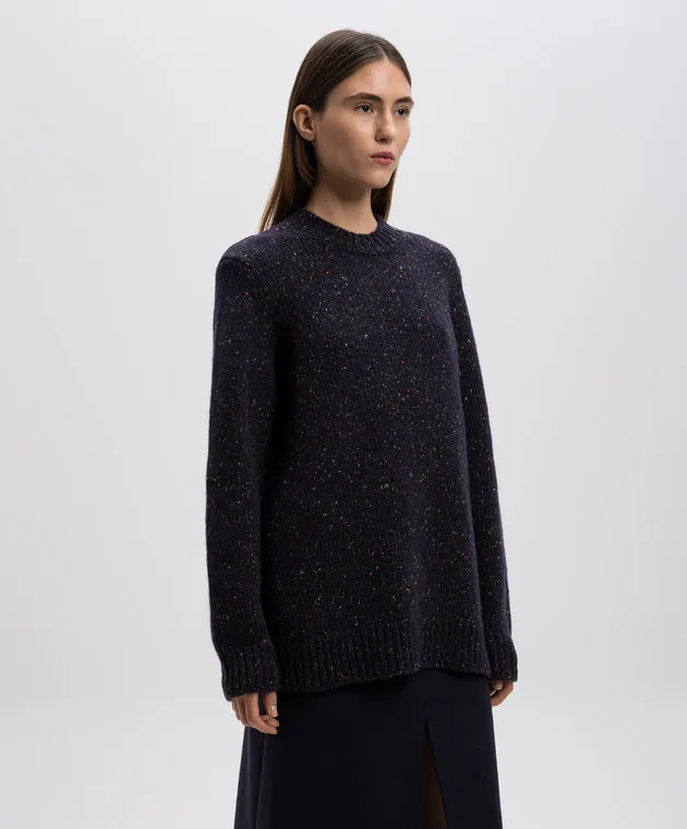 Gabriela Hearst Maglione in cashmere Alfie blu 1249225A009