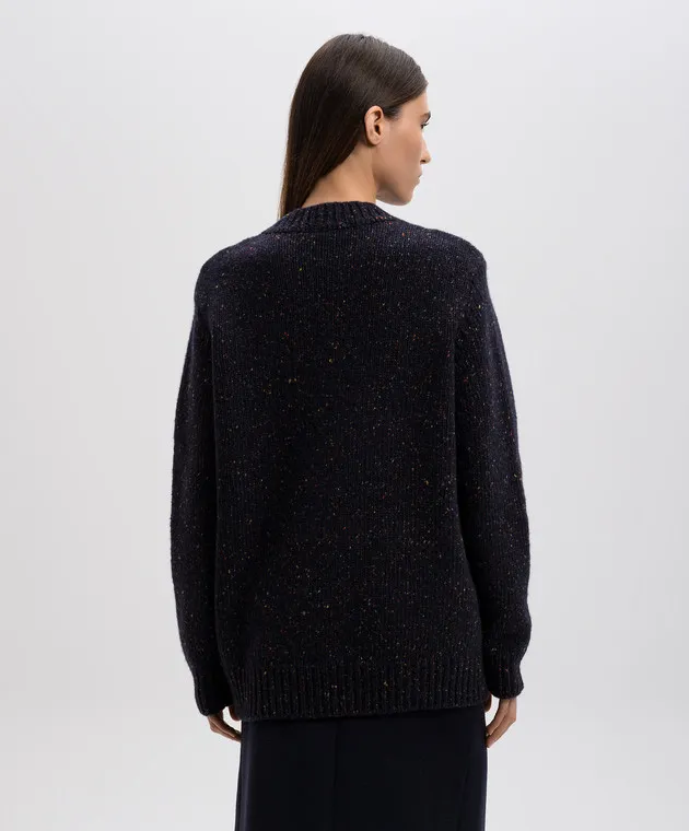Gabriela Hearst Maglione in cashmere Alfie blu 1249225A009