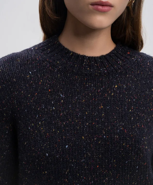 Gabriela Hearst Maglione in cashmere Alfie blu 1249225A009