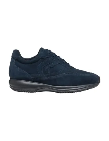 Geox U Happy sneaker in camoscio  