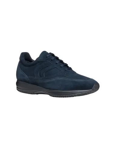 Geox U Happy sneaker in camoscio  