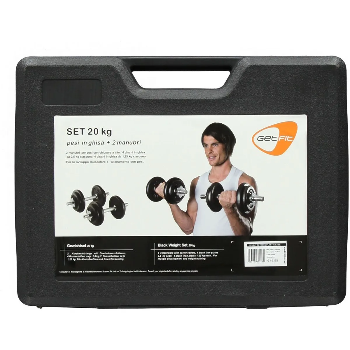 GetFit Valigia Dischi 20 Kg