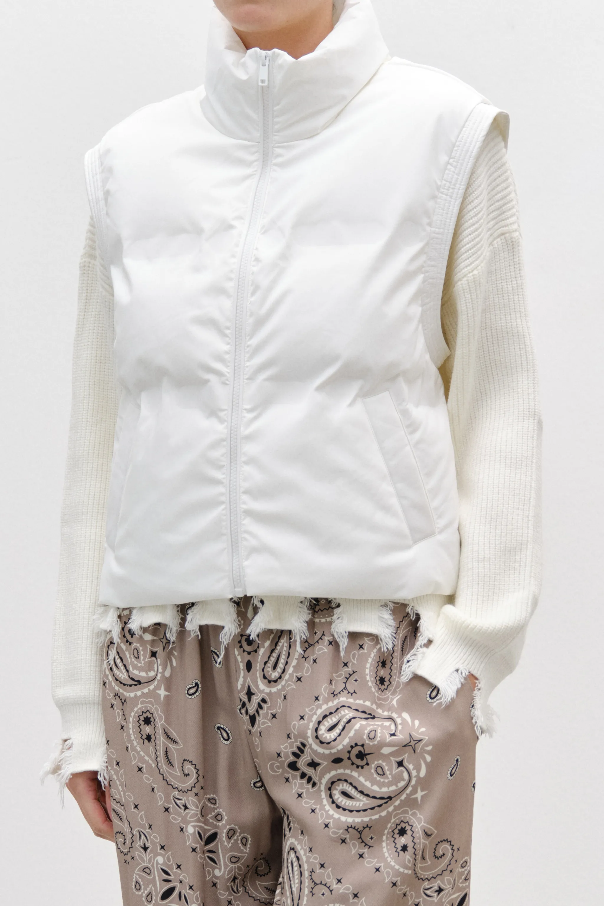 GILET IMBOTTITO COLLO ALTO