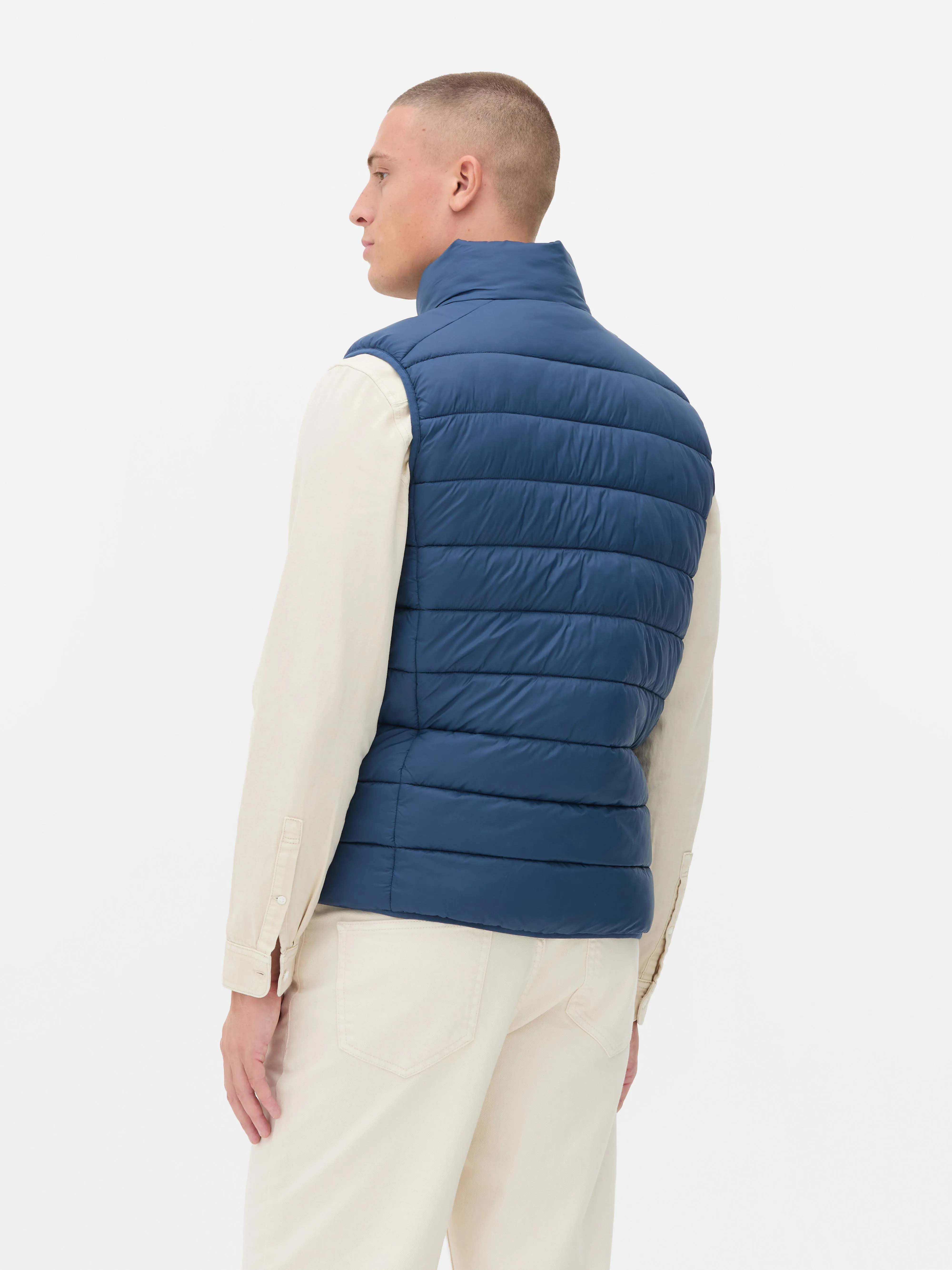 Gilet imbottito con zip