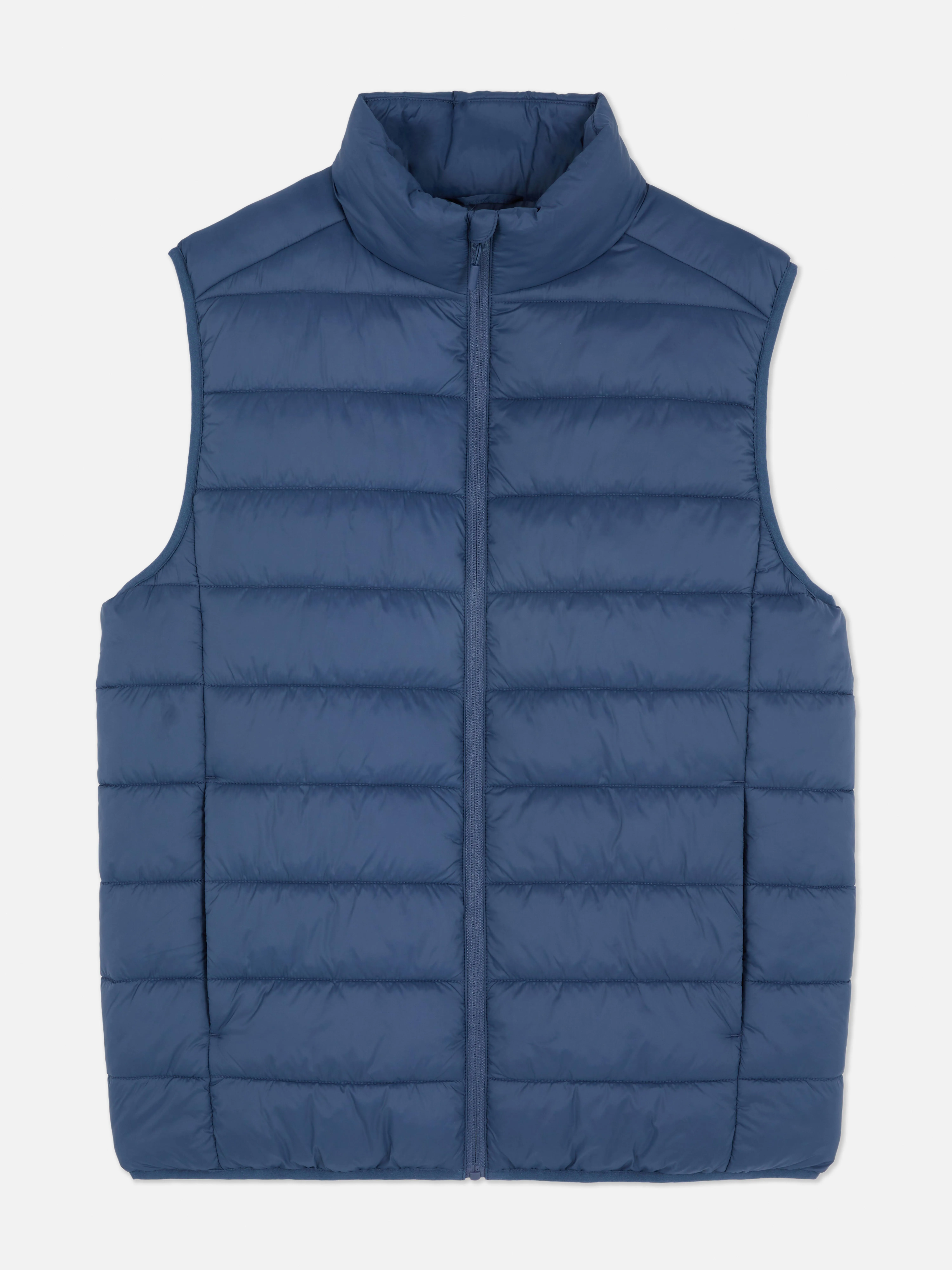 Gilet imbottito con zip