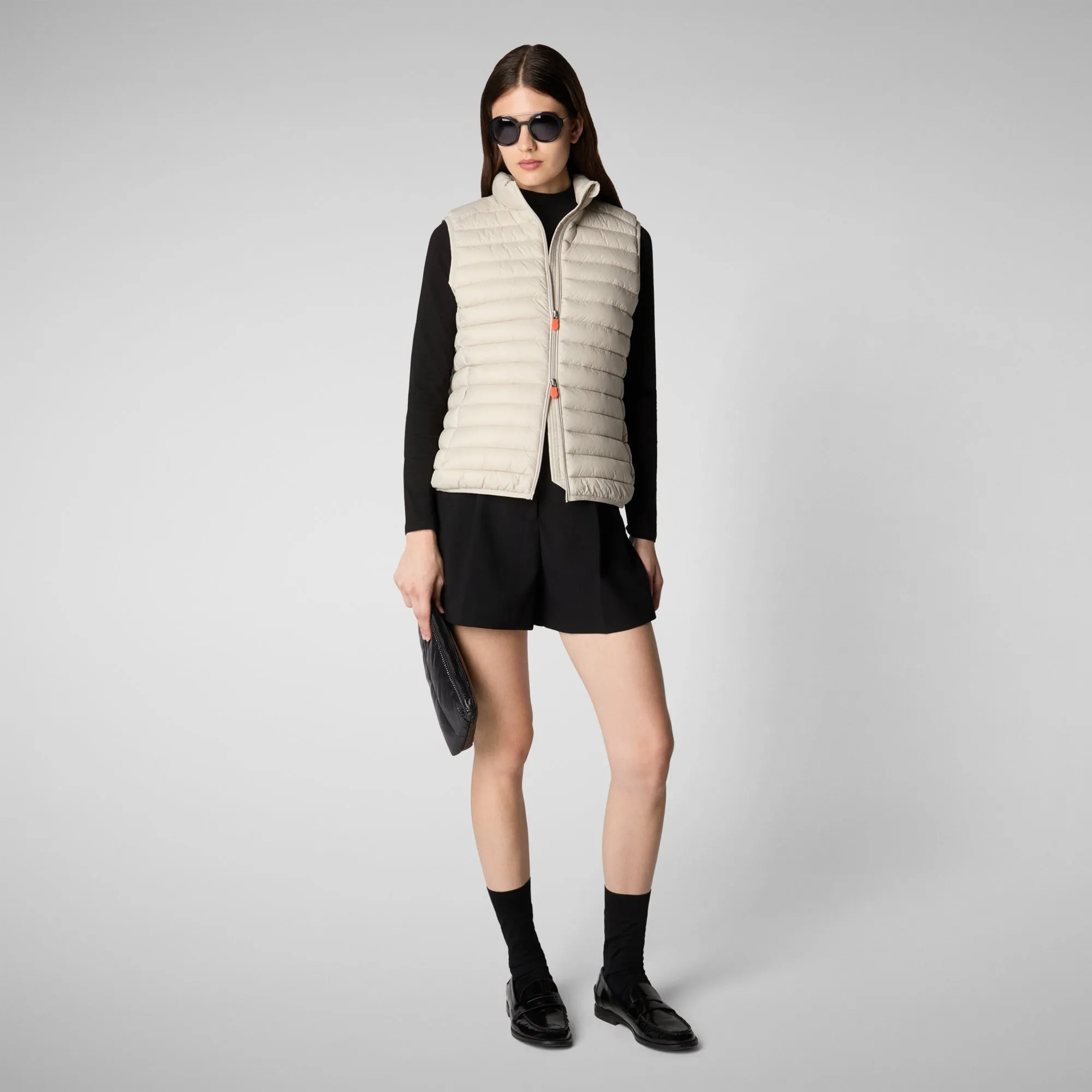 Gilet imbottito donna Charlotte Beige chiaro