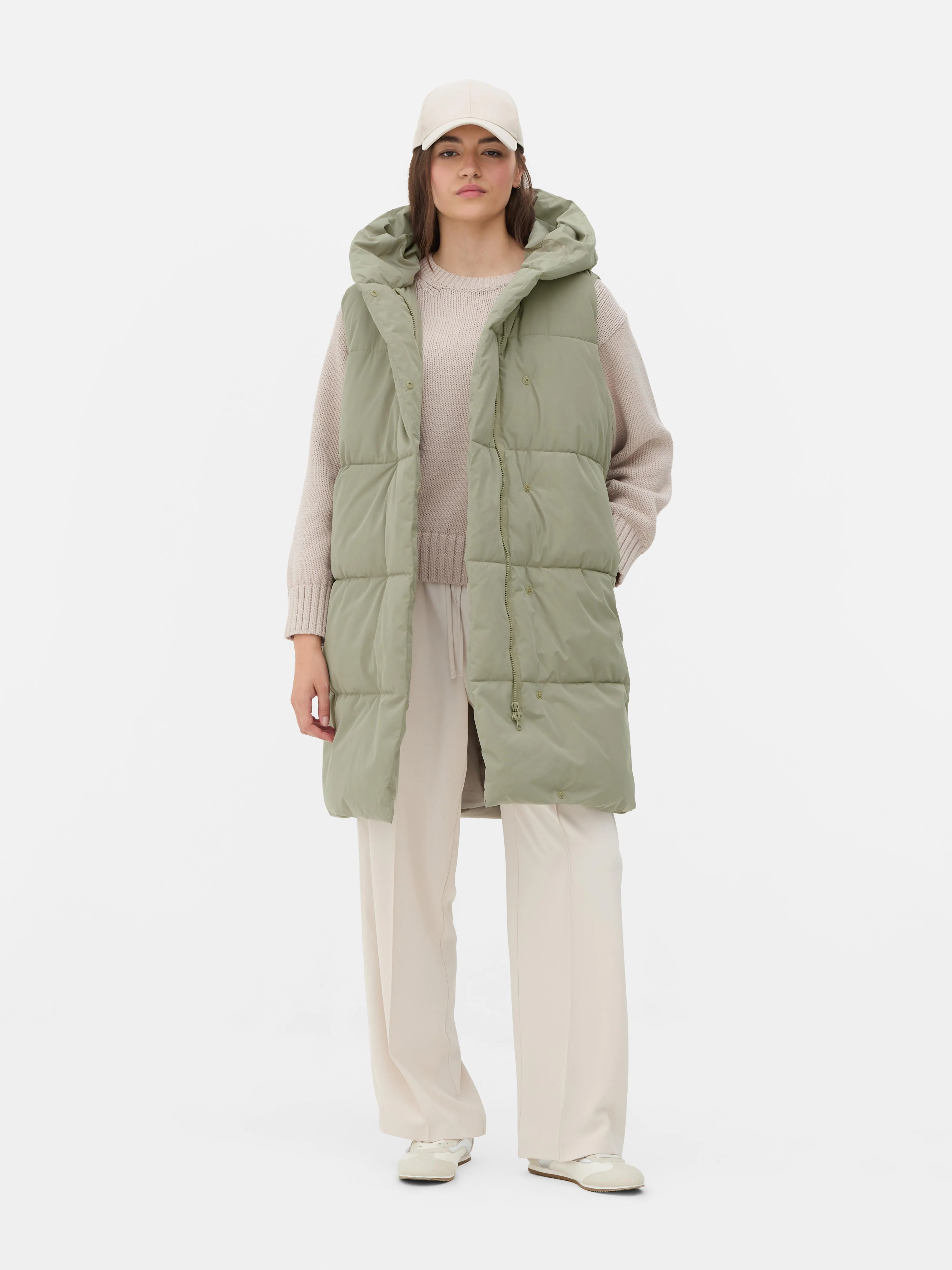 Gilet imbottito incrociato
