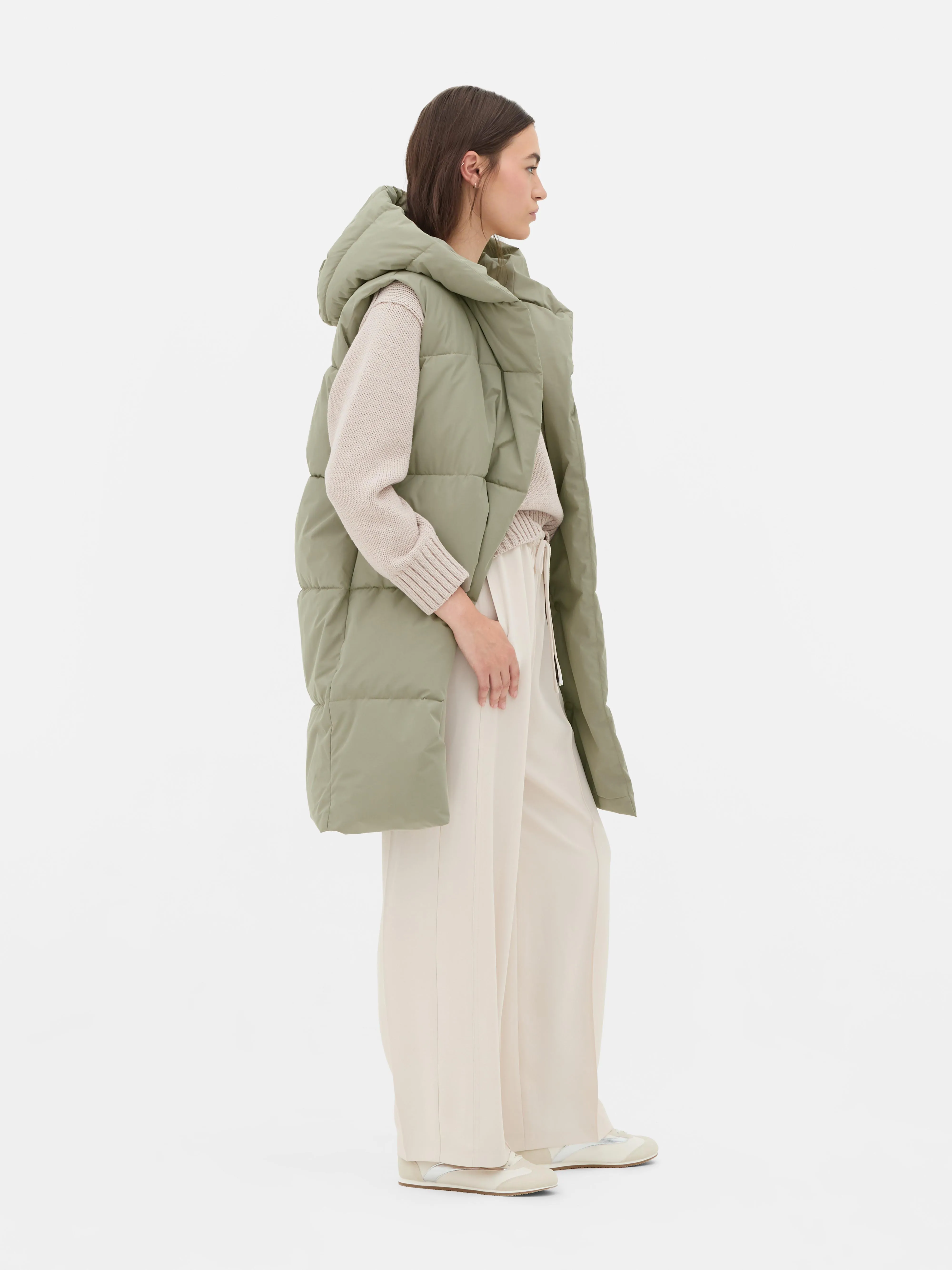 Gilet imbottito incrociato