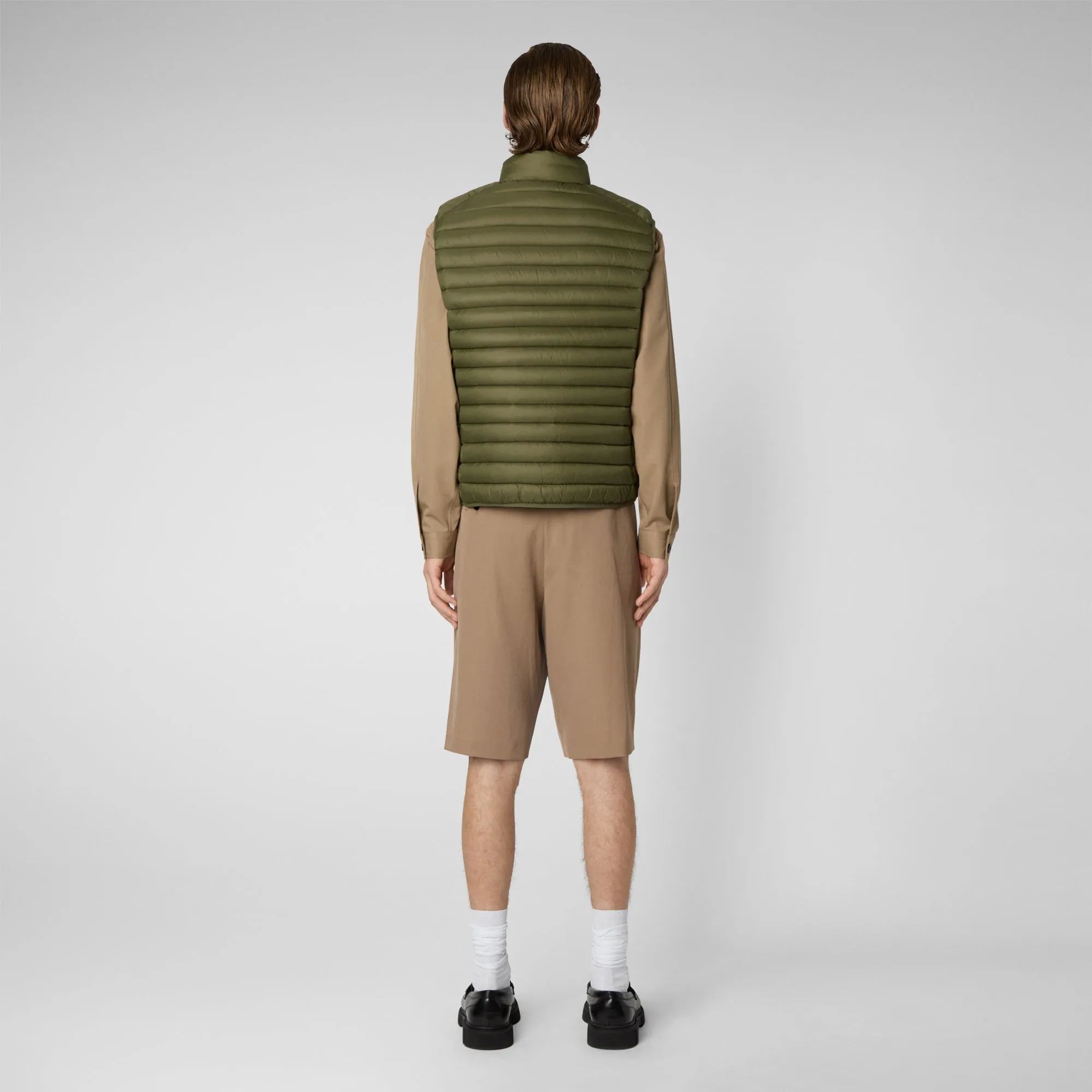Gilet imbottito uomo Adam Verde oliva