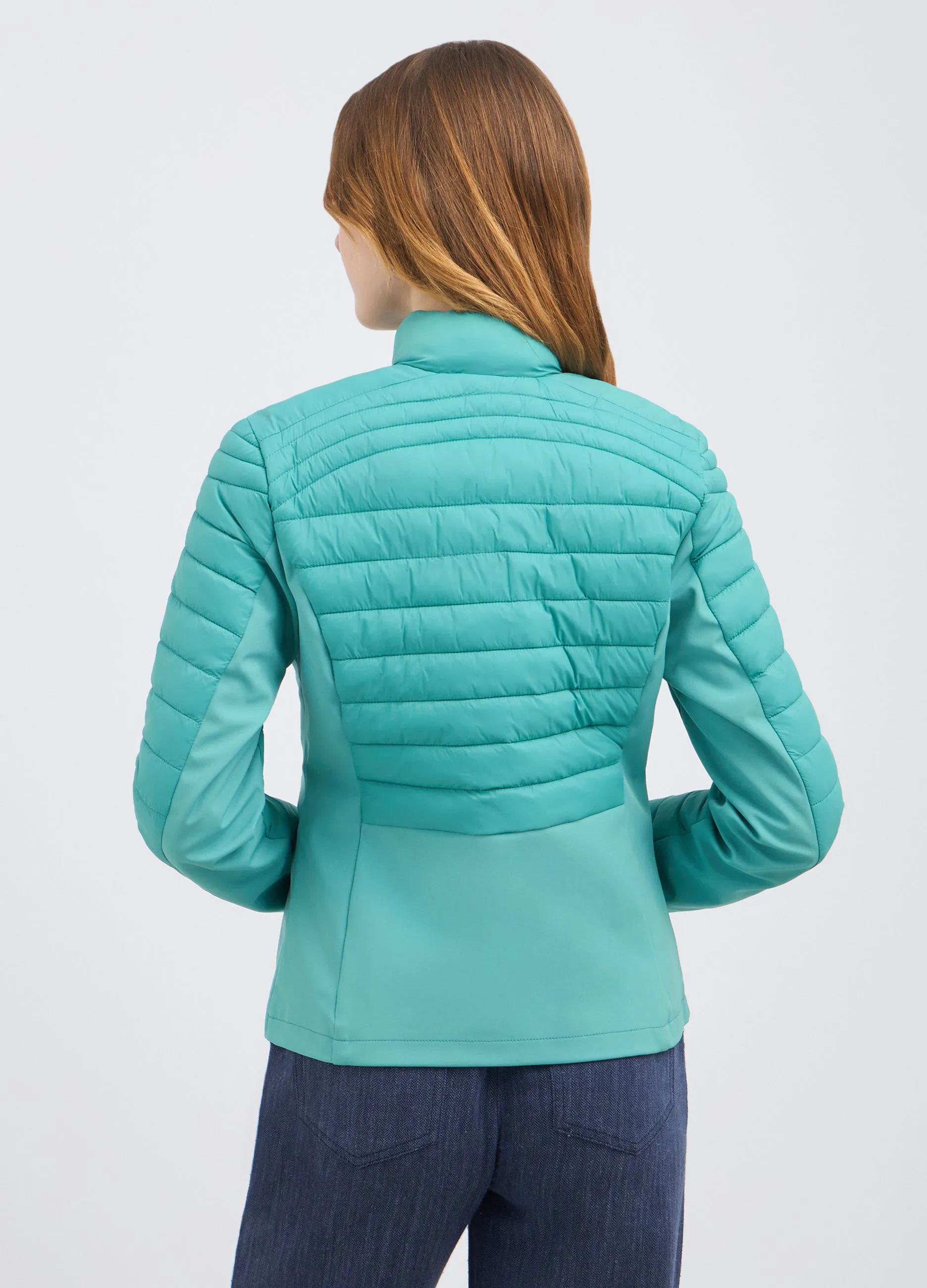 Giubbino imbottito full zip donna