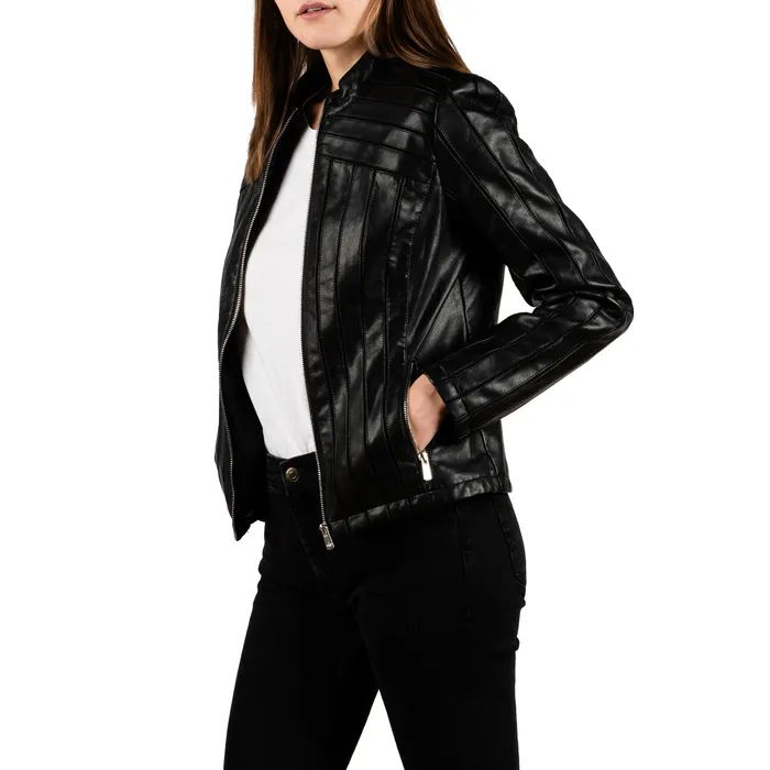 giubbotto in pelle donna