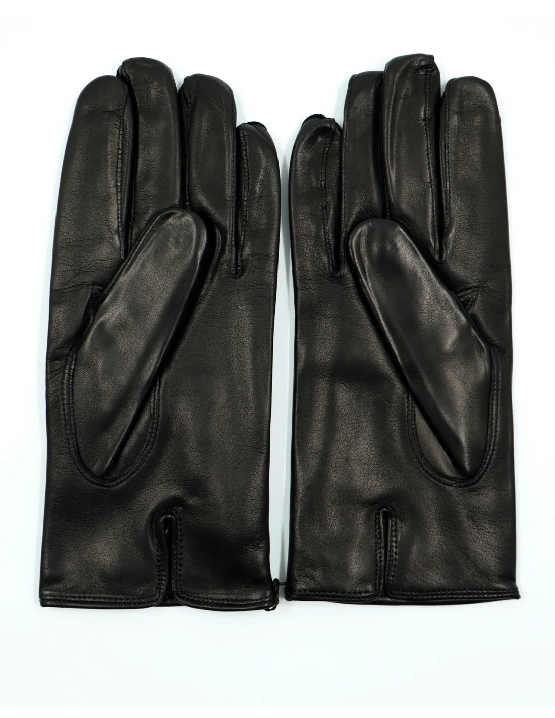 GUANTO IN PELLE E CASHMERE UOMO