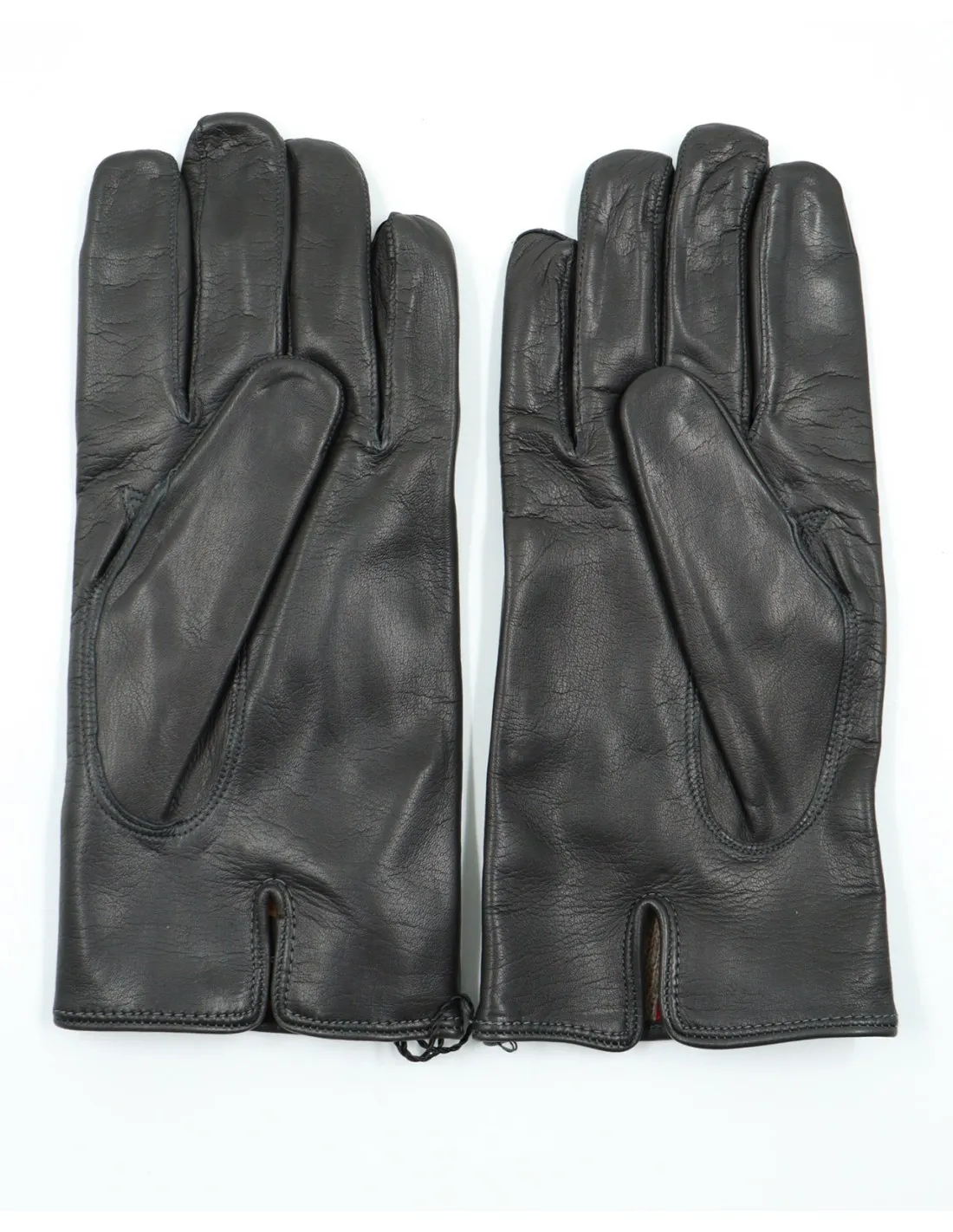 GUANTO IN PELLE E CASHMERE UOMO