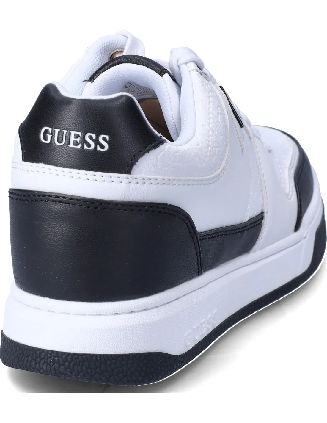 Guess donna sneakers white-blk